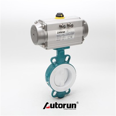 Pneumatic Fluorine - Lined Butterfly Valve